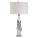 Quinn White/Silver Table Lamp
