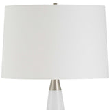 Quinn White/Silver Table Lamp
