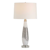 Quinn White/Silver Table Lamp