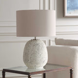 Danala Gray/White Stone Table Lamp