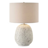 Danala Gray/White Stone Table Lamp