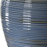 Moher Glossy Blue Table Lamp