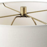 Plinth White Marble Table Lamp