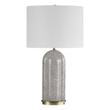 Dapple Brown/White Table Lamp