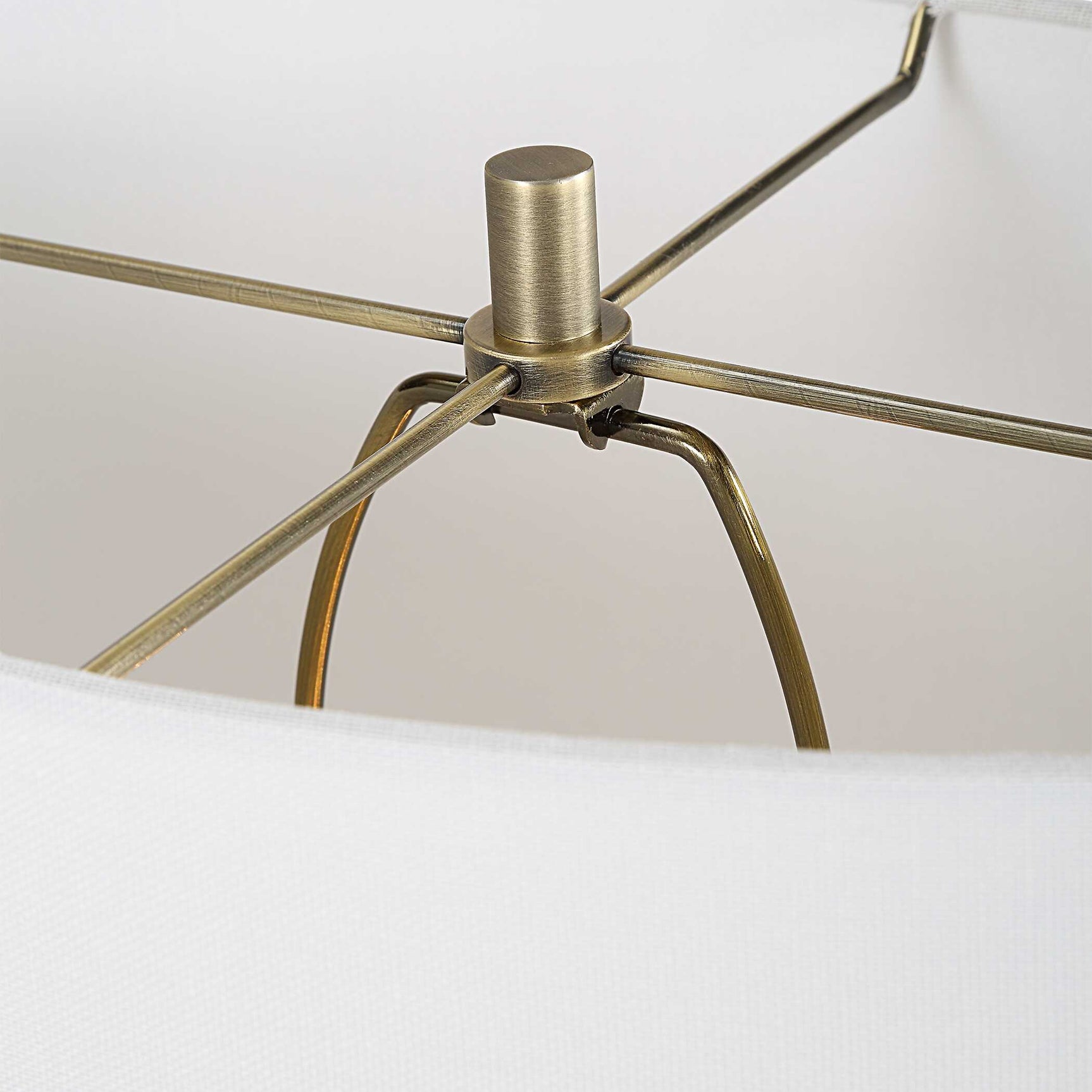 Dapple Brown/White Table Lamp