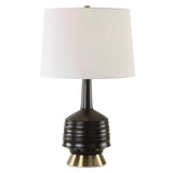 Foster Black Glaze Table Lamp