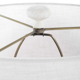 Sonata Textured White Table Lamp