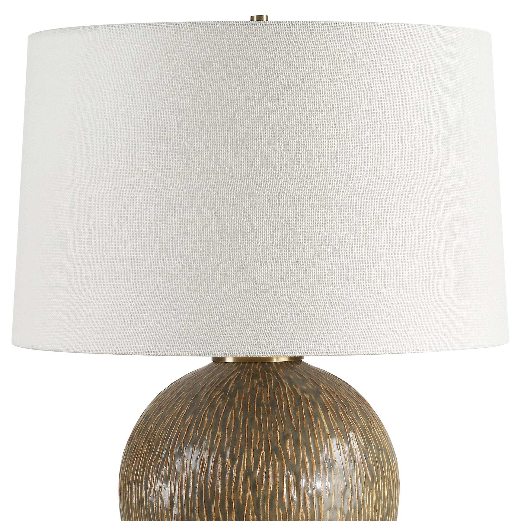Rya Brown Ceramic Table Lamp