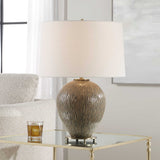 Rya Brown Ceramic Table Lamp