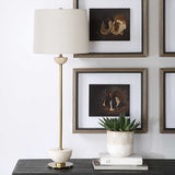 Hemisphere Brass Buffet Lamp