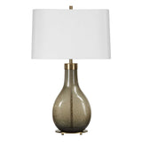 Shyla Bronze/Brown Dark Glass Table Lamp