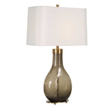 Shyla Bronze/Brown Dark Glass Table Lamp