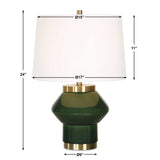 Tayson Jade Green Table Lamp