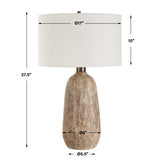 Napier Brown Earthy Table Lamp