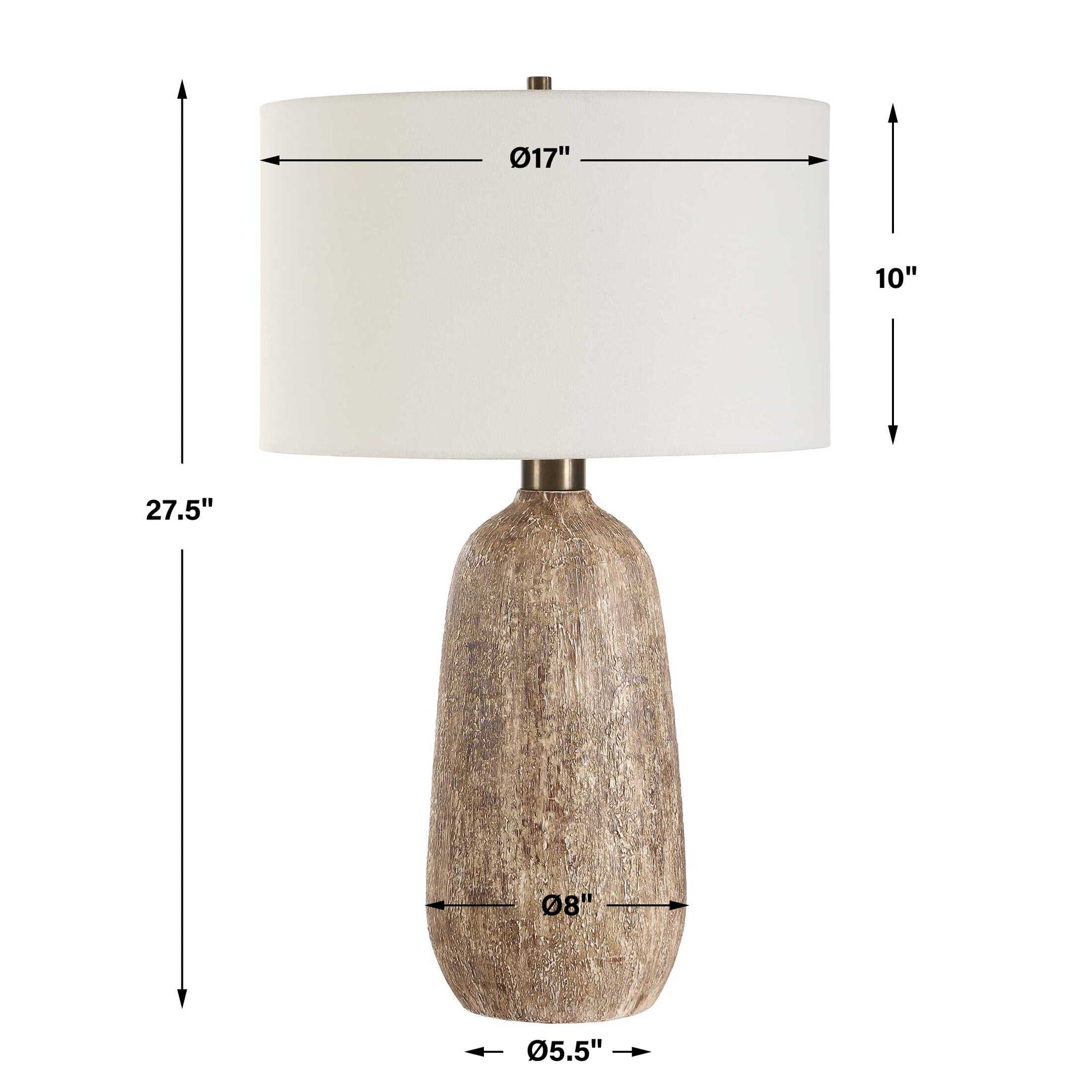 Napier Brown Earthy Table Lamp