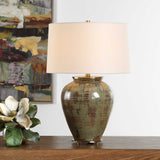 Olisa Brown/Green Table Lamp