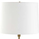 Caronia Brass/White Coral Buffet Lamp