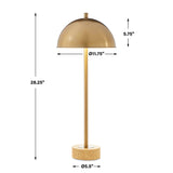 Dunham Brass Buffet Lamp