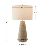 Mosier Rustic Beige Table Lamp