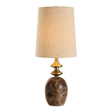 Percy Brown Marble Buffet Lamp