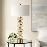 Assemble Brass/Brown Half-Sphere Table Lamp