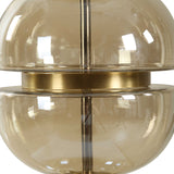 Assemble Brass/Brown Half-Sphere Table Lamp