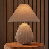 Javary Matte Beige Table Lamp