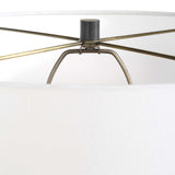 Rock Rust Brown Ages Table Lamp