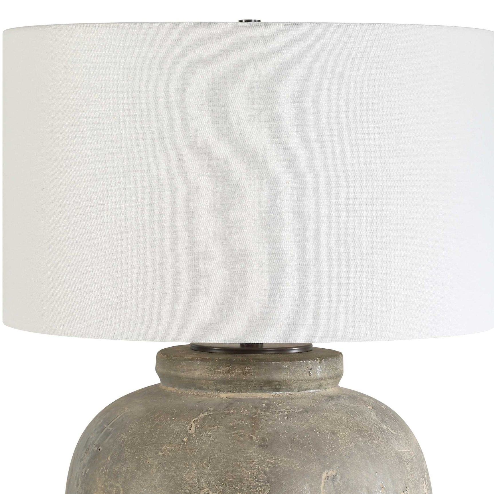 Rock Rust Brown Ages Table Lamp