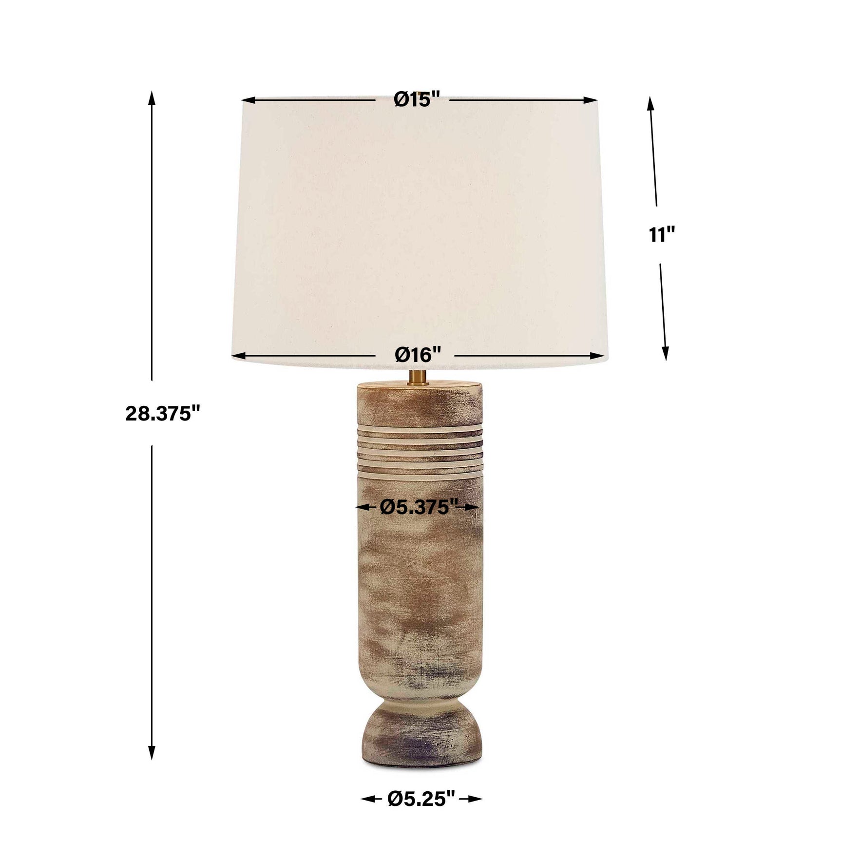 Vale Beige Hues Table Lamp