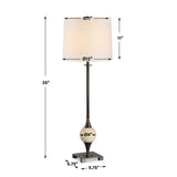 Dempsey Bronze Buffet Lamp