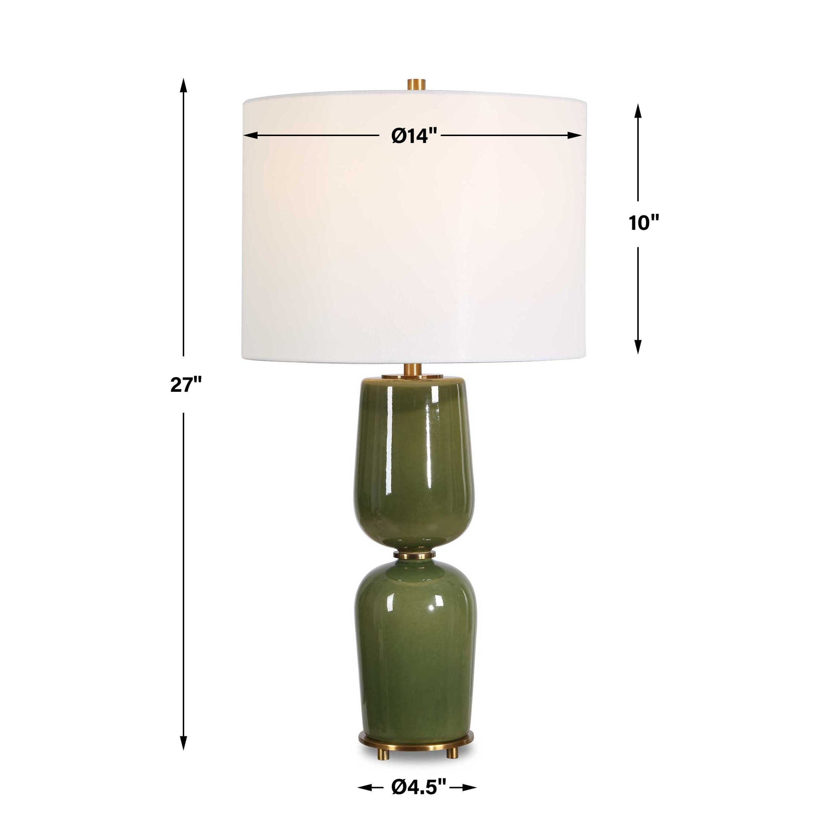Meyer Green Table Lamp
