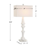Mayme White Table Lamp