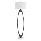 Sonic Bronze Open Oval Floor Lamp