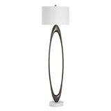 Sonic Bronze Open Oval Floor Lamp