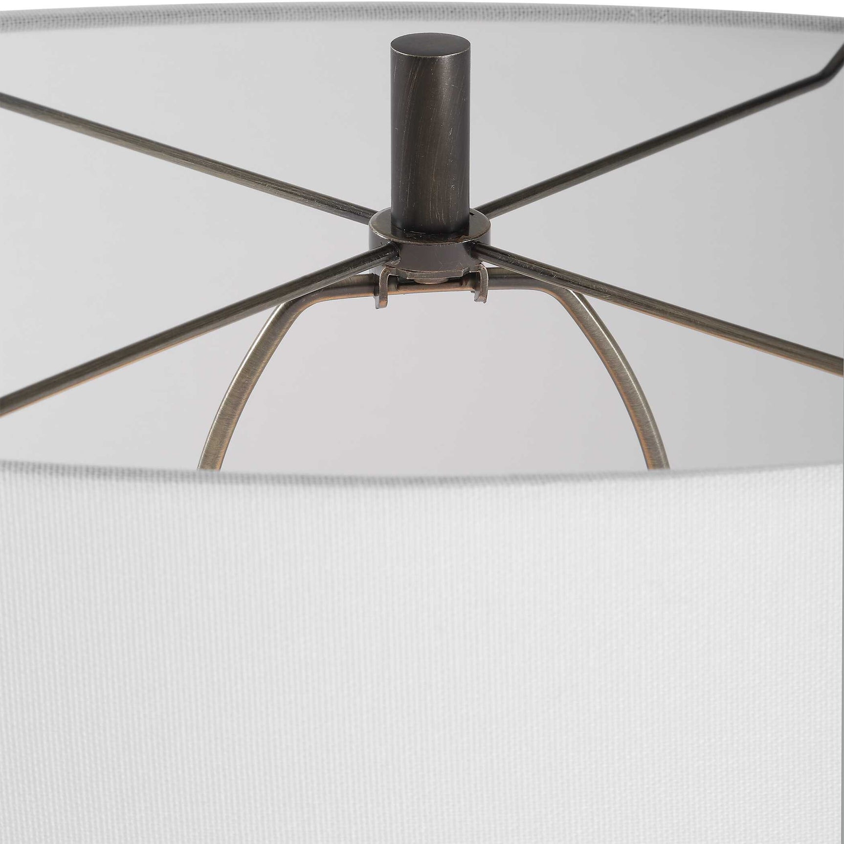 Sonic Bronze Open Oval Floor Lamp