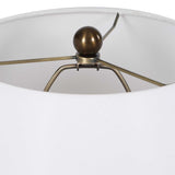 Irena White Sphere Table Lamp