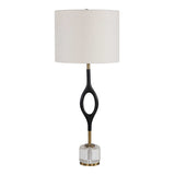 Maryam Black/Bronze Cordless LED Buffet Lamp
