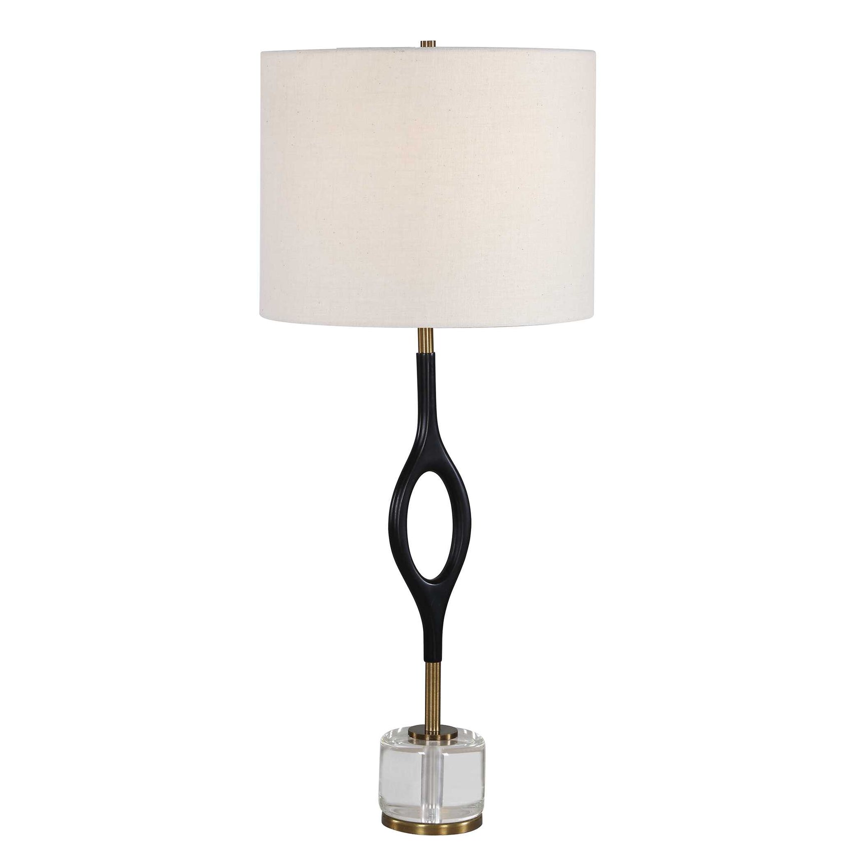 Maryam Black/Bronze Cordless LED Buffet Lamp