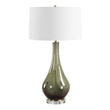 Marist Green/White Table Lamp