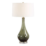 Marist Green/White Table Lamp
