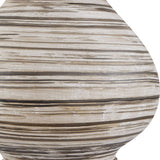 Azura Brown/Gray/White Horizontal Line Table Lamp