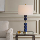 Bellore Blue Glaze Table Lamp
