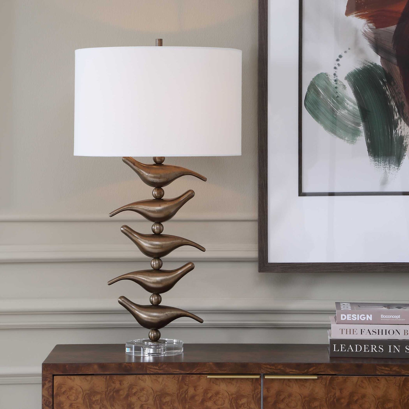 Sing Song Bronze Table Lamp
