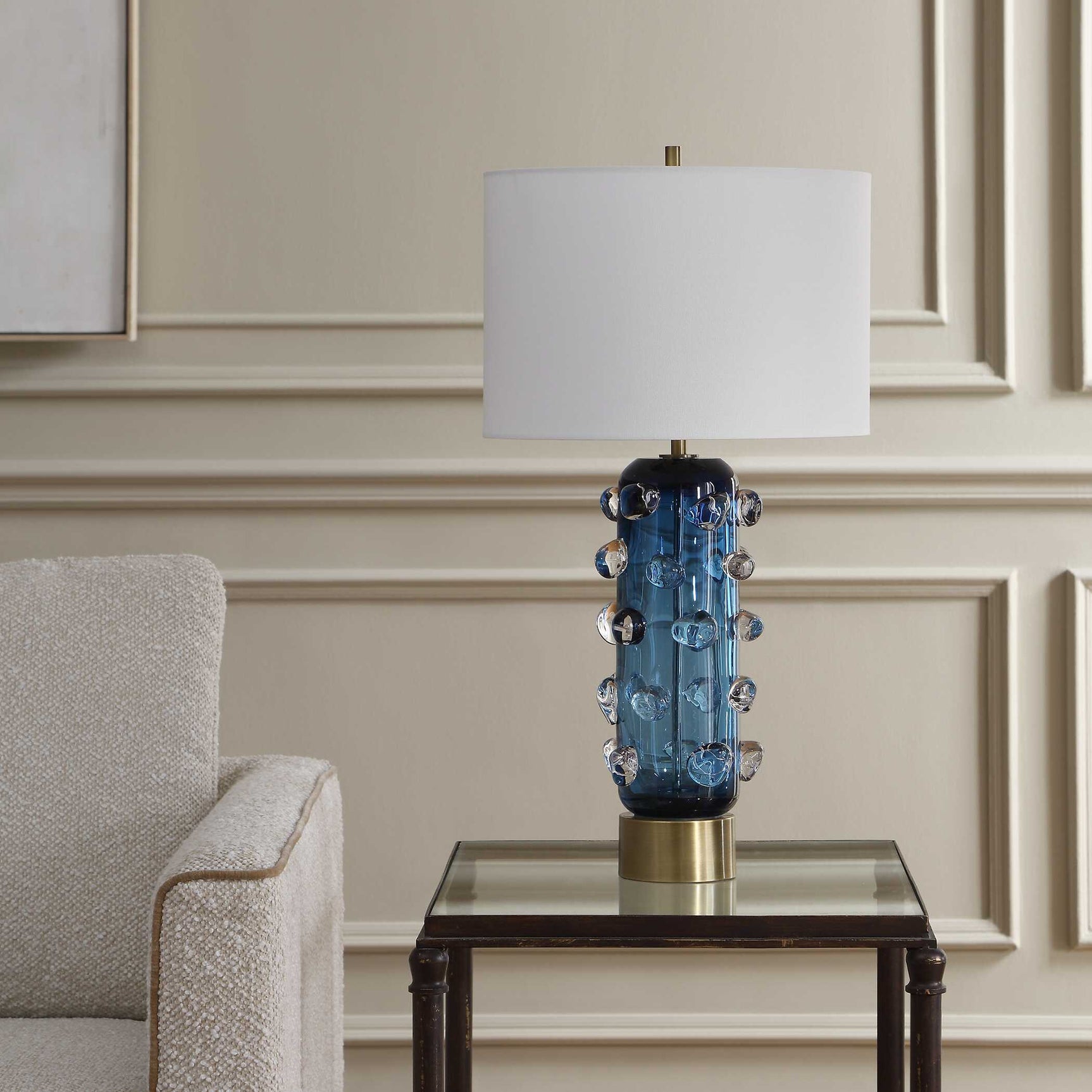 Aura Blue Table Lamp