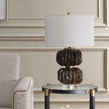 Jaudon Bronze Stacked Table Lamp