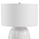 Alkman White Glaze Table Lamp