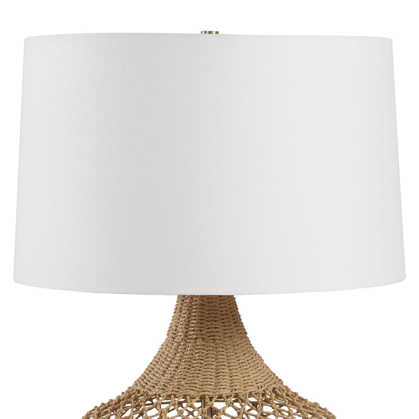 Samori Woodtone Rattan Table Lamp
