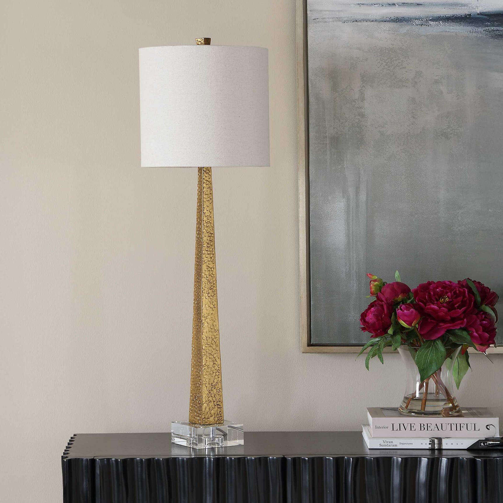 Midas Gold Buffet Lamp