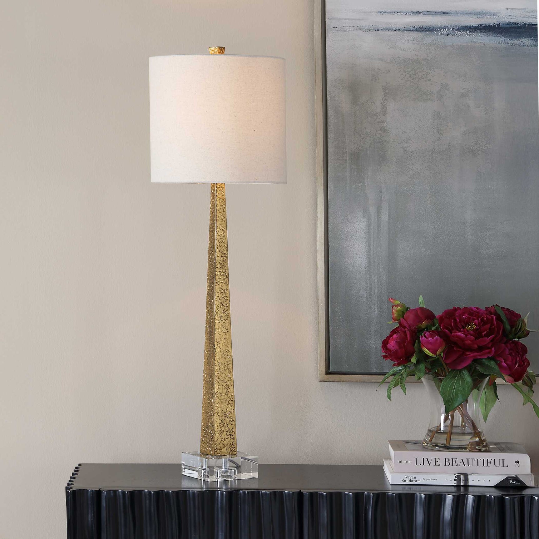 Midas Gold Buffet Lamp